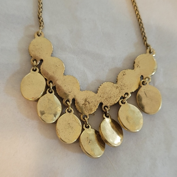 Lucky Brand Vintage Yellow Two Strand Necklace - Lariat and Statement - Picture 6 of 16